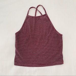 Criss-Cross Halter Top
